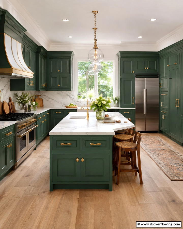Unique Hardware Details - 25 Maximalist Kitchen Decor Ideas for Bold Spaces