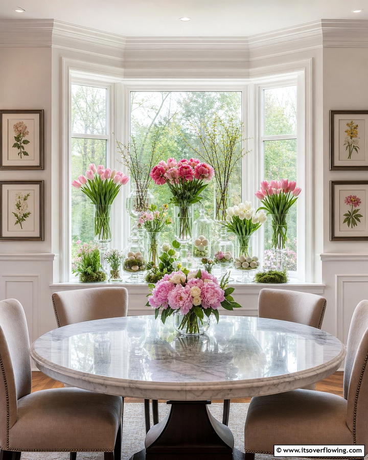 Unique Seasonal Centerpiece - 20 Garden Window Ideas to Brighten Your Indoor Space