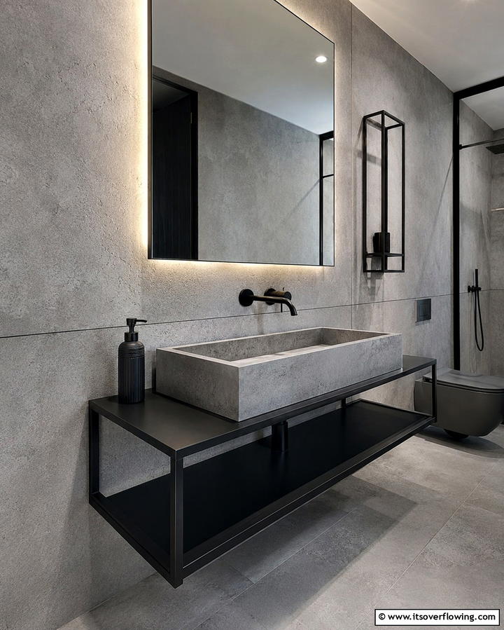 Unique Sink Designs - 25 Masculine Bathroom Ideas for a Bold Look