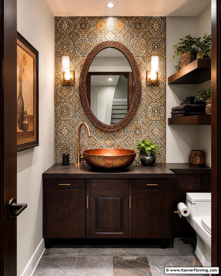 Unique Sink Designs - 20 Eclectic Powder Room Ideas for a Unique Look