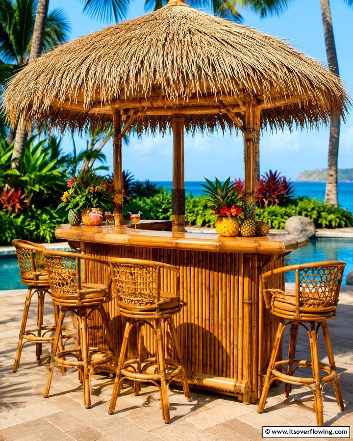 Unique Tiki Bar Furniture - 25 Pool Furniture Ideas for a Relaxing Outdoor Oasis