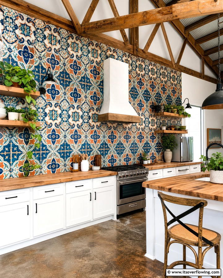 Unique Tile Patterns - 25 Barndominium Kitchen Ideas for a Rustic and Modern Space