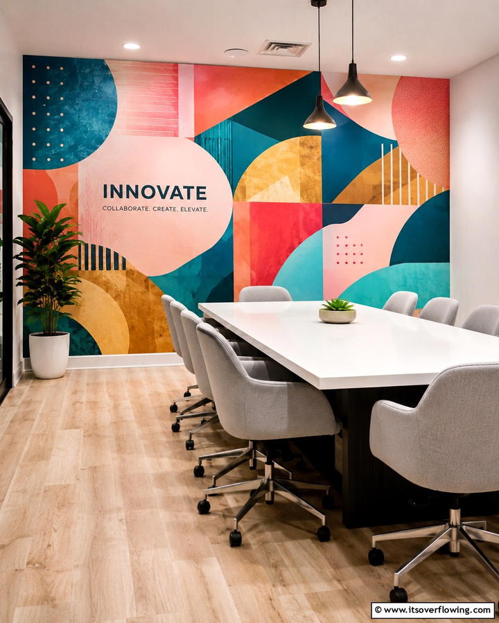 Unique Wall Art and Murals - 25 Conference Room Design Ideas for Inspiration