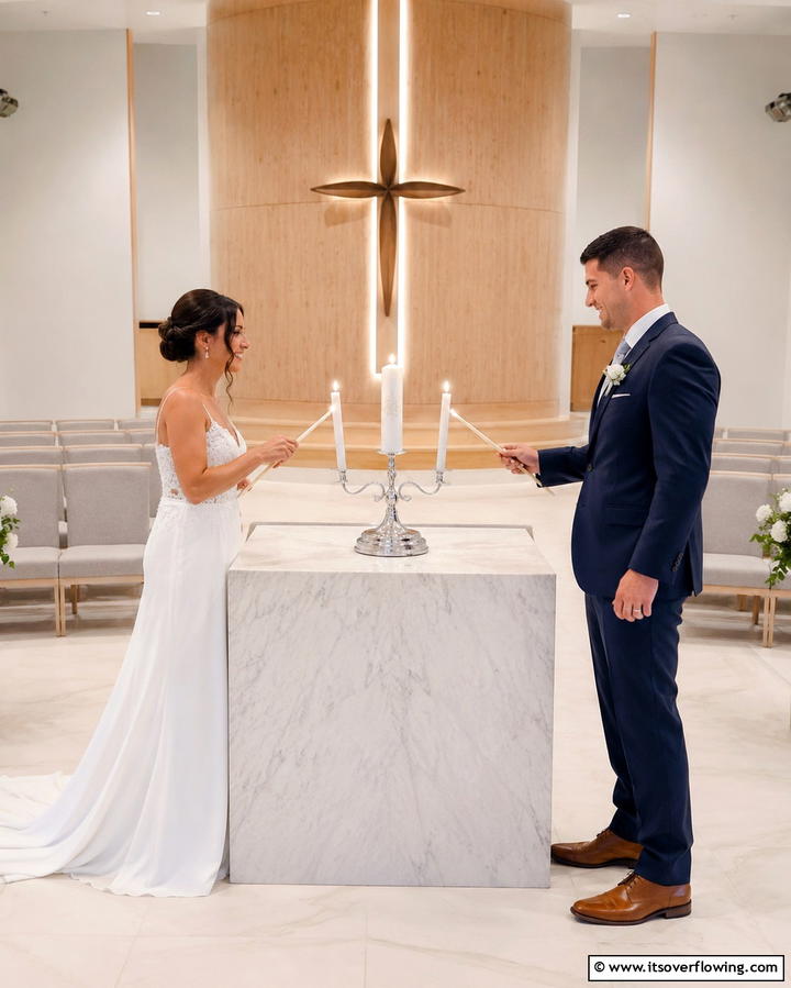 Unity Candle Ceremony - 30 Unique Wedding Ceremony Ideas for Your Perfect Day