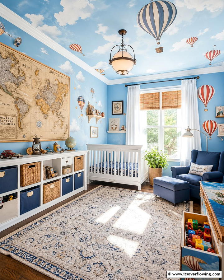 Up Adventure Nursery - 30 Disney Nursery Ideas for Magical Baby Rooms