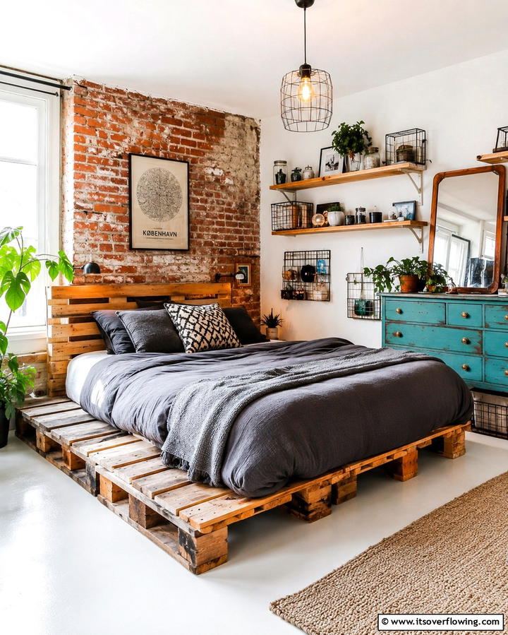 Upcycled Furniture Finds - 25 Trendy Hipster Bedroom Ideas for a Unique Personal Space