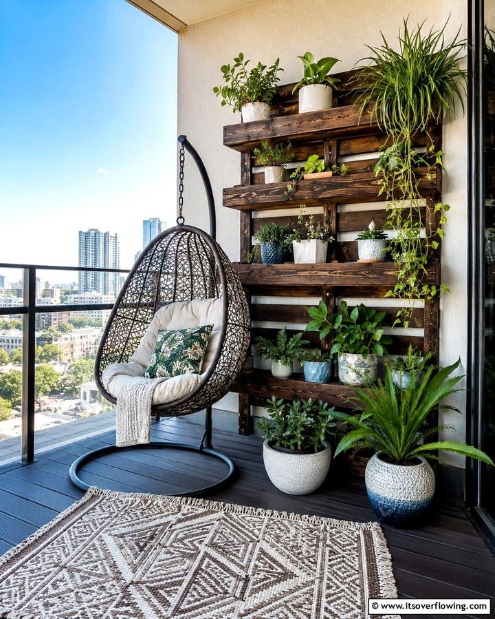 Upcycled Pallet Shelf Garden - 25 Vertical Pallet Garden Ideas for Urban Spaces