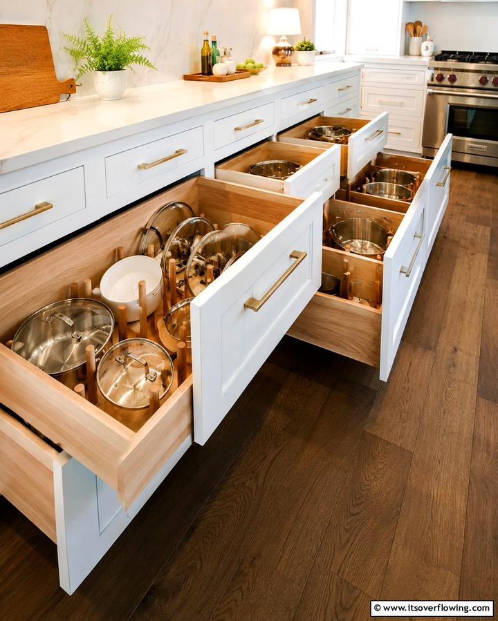 Upgrade Cabinet Storage Solutions - 25 Inspiring Kitchen Remodel Ideas for a Modern Look