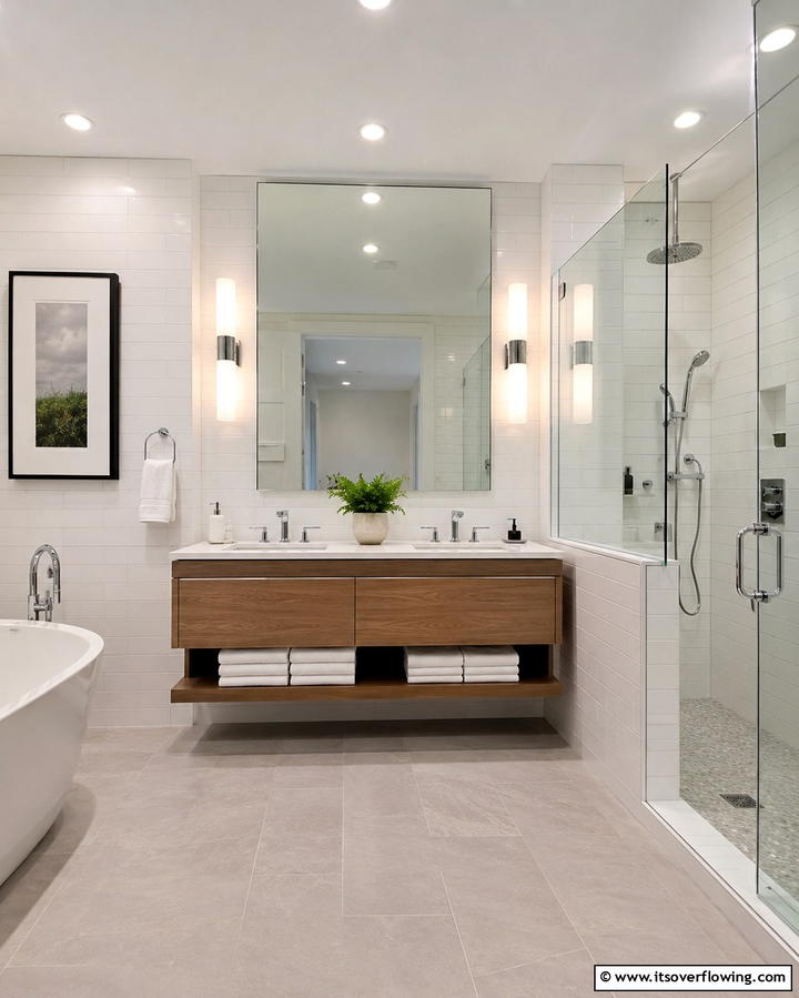 Upgrade Lighting Fixtures - 25 Bathroom Staging Ideas to Sell Your Home Faster