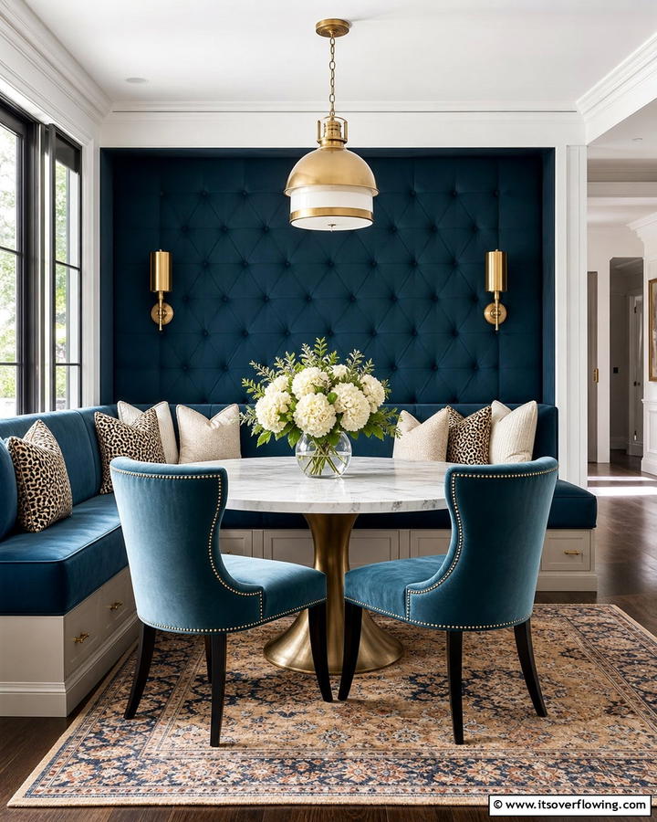 Upholstered Comfort Banquette - 21 Banquette Seating Ideas for Stylish & Functional Dining Spaces