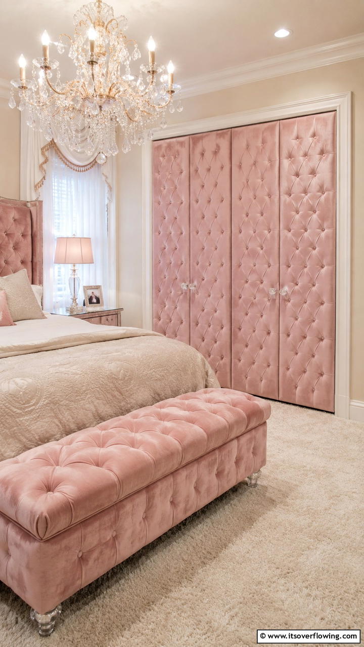 Upholstered Fabric Door - 30 Closet Door Ideas to Enhance Style and Functionality