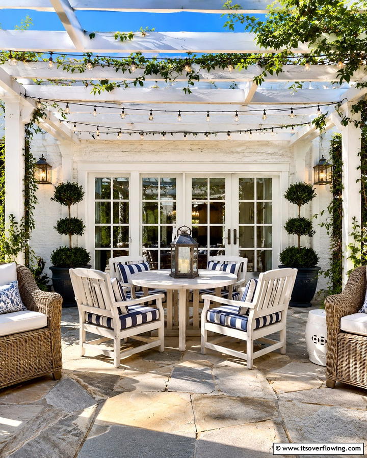 Upscale Casual Patio - 30 Preppy Room Ideas for a Classic and Polished Home Look