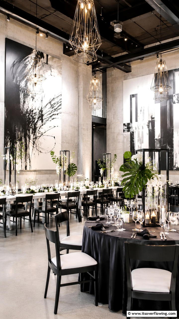 Urban Chic Statements - 21 Elegant Wedding Decoration Ideas for a Memorable Event
