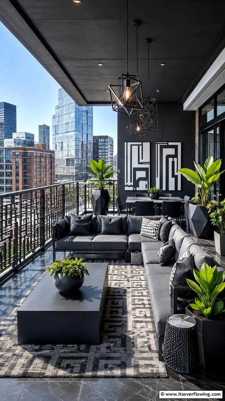 Urban Chic Veranda - 21 Veranda Ideas to Create a Relaxing Outdoor Retreat