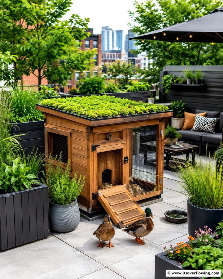 Urban Duck House - 25 Duck House Ideas for Your Backyard