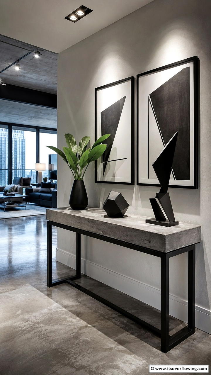Urban Edge - 30 Console Table Decor Ideas- Elevate Entryways and Halls