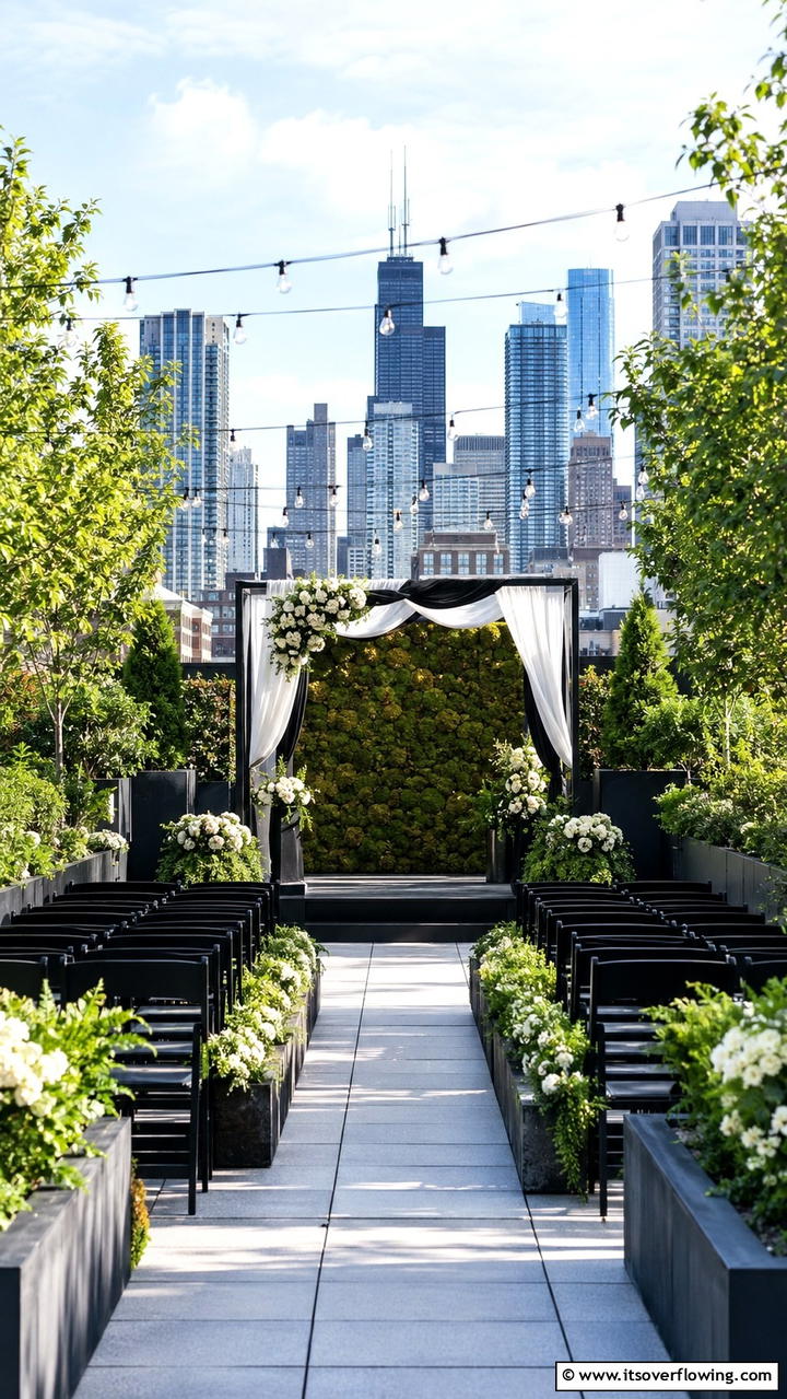 Urban Garden Retreat Wedding - 30 Garden Wedding Ideas- Enchanting Outdoor Celebration Themes
