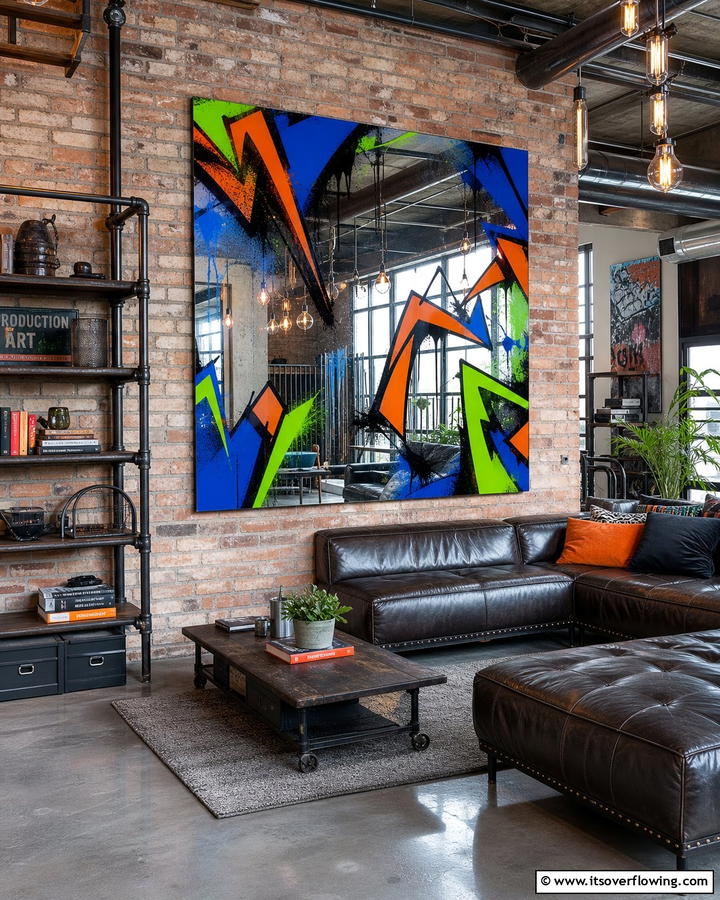 Urban Graffiti Styles - 20 Mirror Painting Ideas to Add Art to Your Walls