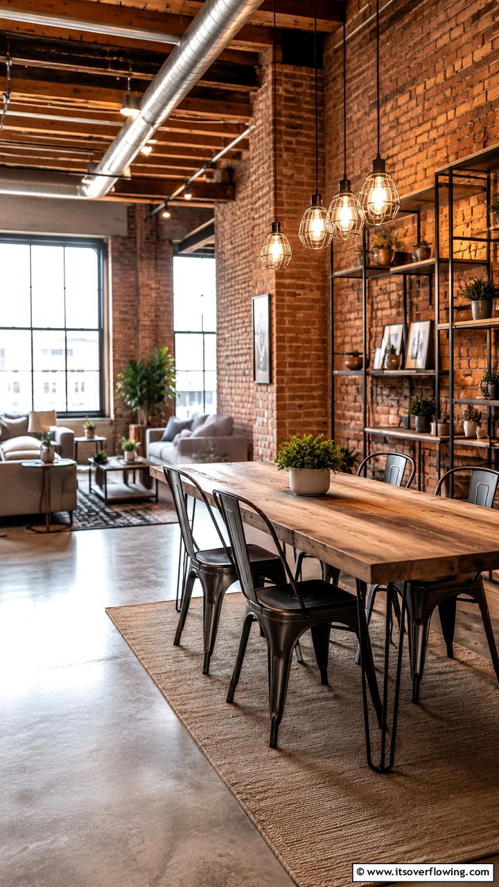 Urban Industrial Flair - 30 Unique House Decor Ideas to Transform Your Interior