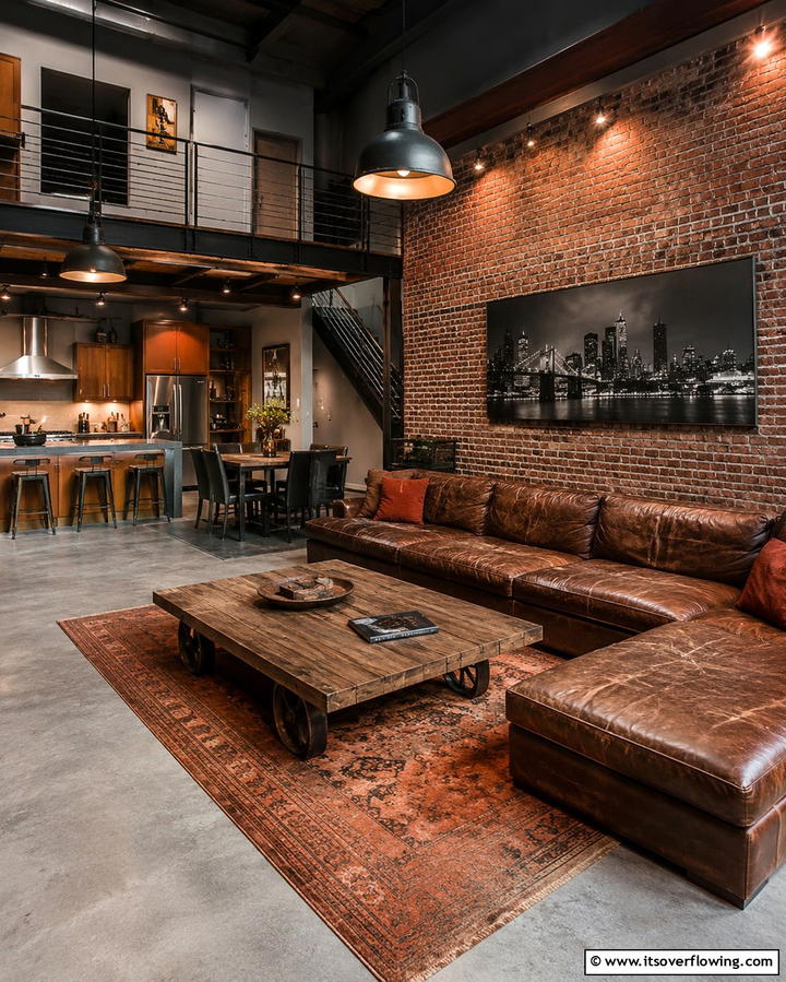 Urban Industrial Loft - 30 2000s Room Ideas for Nostalgic Y2K Vibes