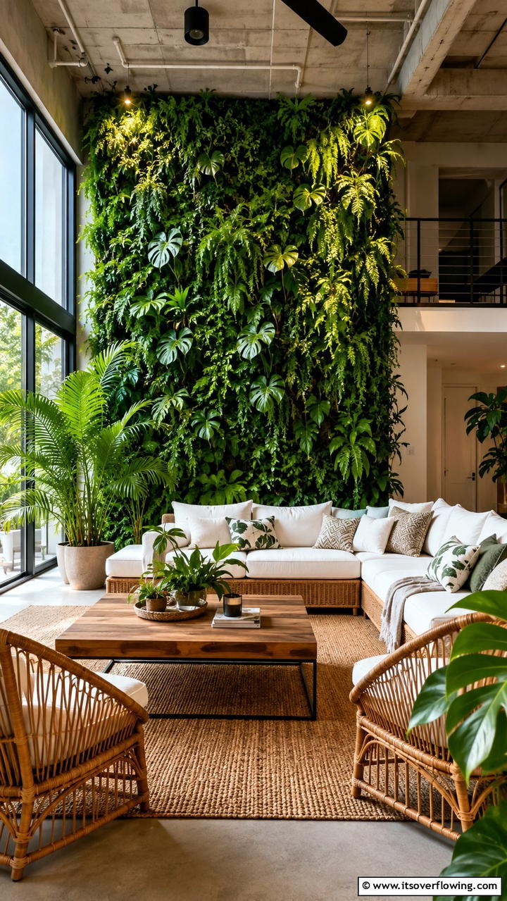 Urban Jungle Wall - 21 Space-Saving Vertical Garden Ideas for Urban Living