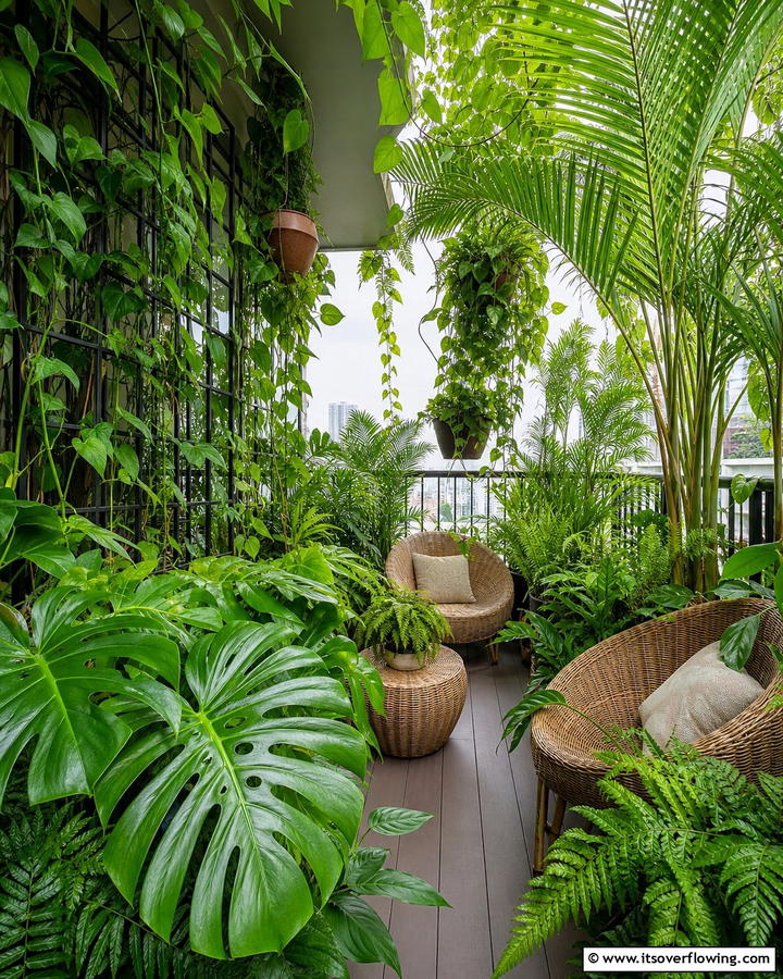 Urban Jungle - 21 Balcony Garden Ideas to Transform Small Spaces into Green Havens