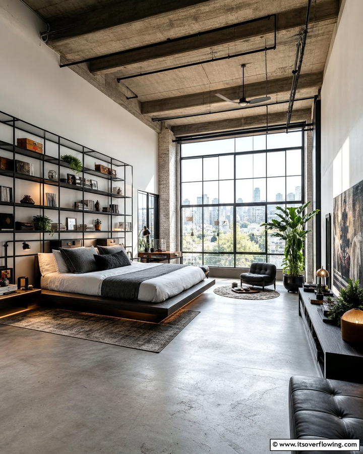 Urban Loft Vibes - 21 Master Bedroom Ideas for Luxurious and Relaxing Retreats