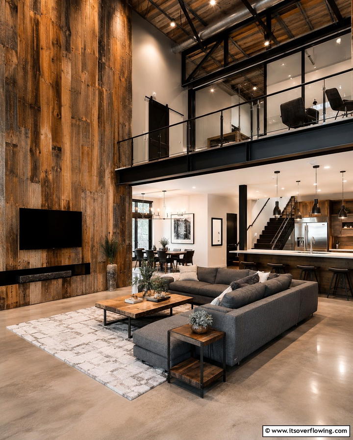 Urban Rustic Inspiration - 30 Rustic Barnwood Accent Wall Ideas to Transform Your Space