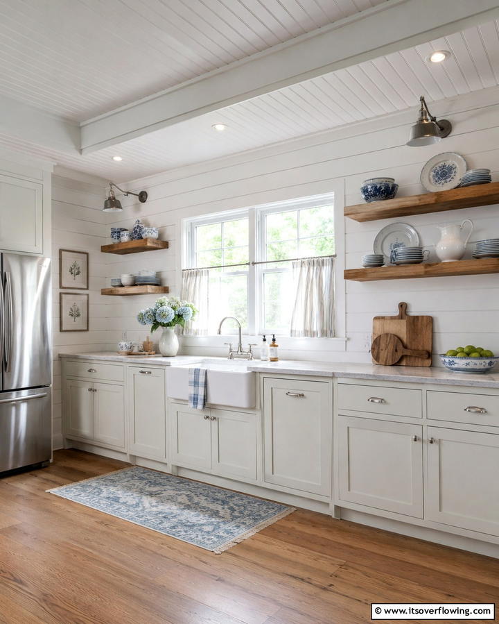 Use Beadboard for a Cottage Feel - 20 Kitchen Soffit Ideas for a Polished Look