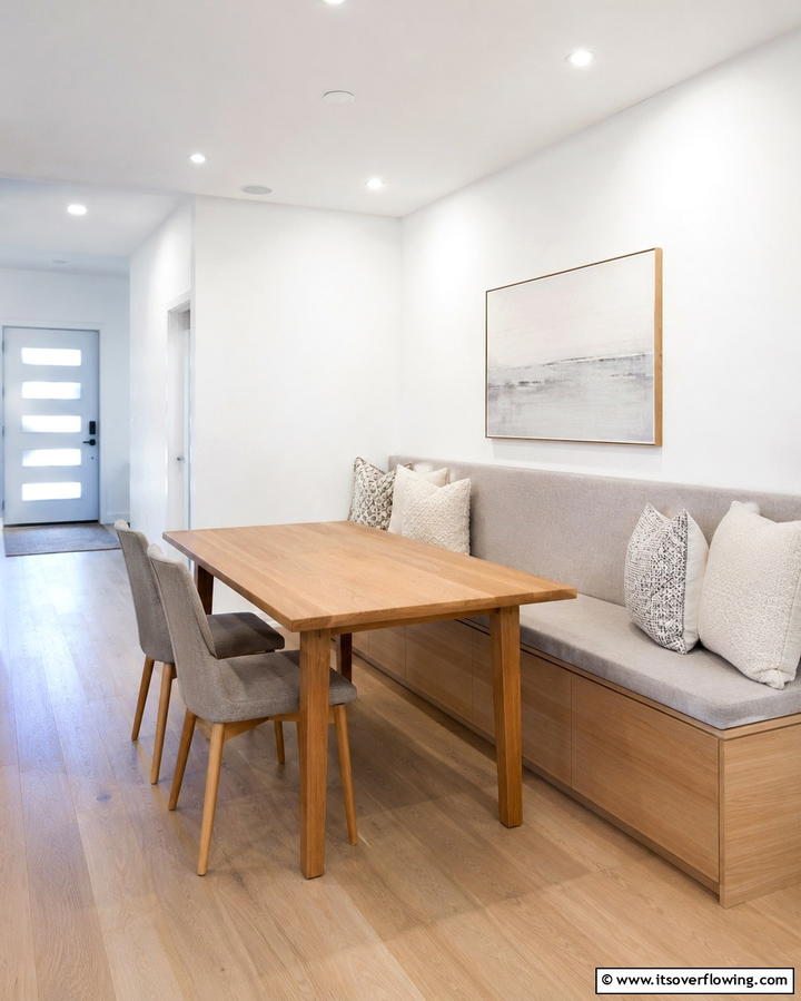 Use Bench Seating - 25 Small Dining Room Ideas for Compact Spaces