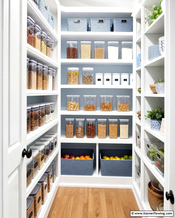 Use Clear Containers for Visibility - 25 Tupperware Organization Ideas for a Tidy Kitchen