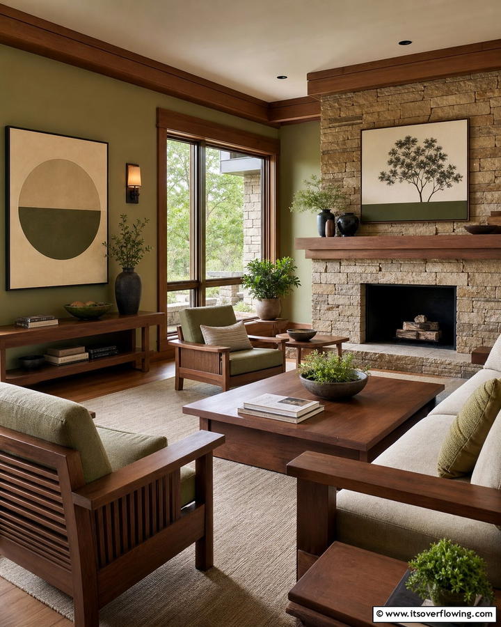 Use Minimalist Artwork - 20 Prairie-style Interior Design Ideas for a Cozy Home