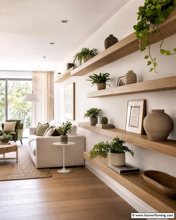 Use Mirrors to Expand Visual Space - 25 Long Living Room Ideas for Spacious Homes