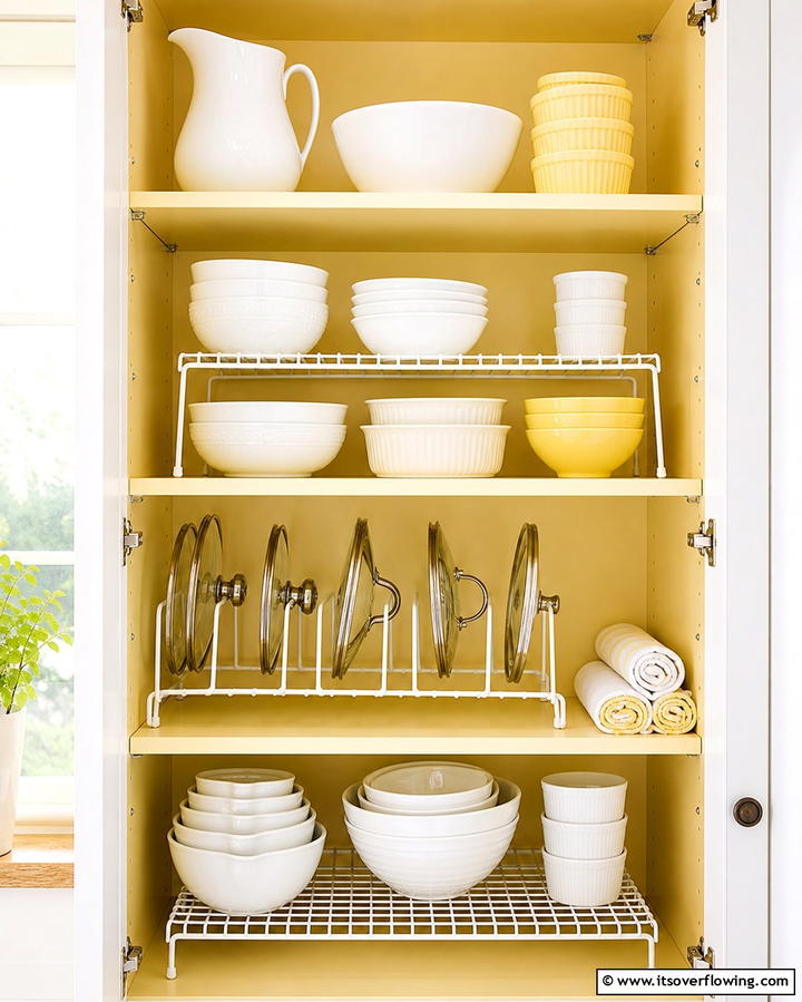Use Modular Shelves for Extra Space - 25 Tupperware Organization Ideas for a Tidy Kitchen