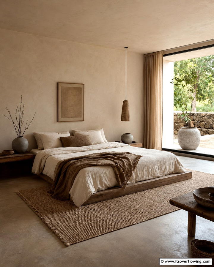 Use Natural and Muted Color Palettes - 30 Wabi Sabi Interior Design Ideas for Serene Minimalism