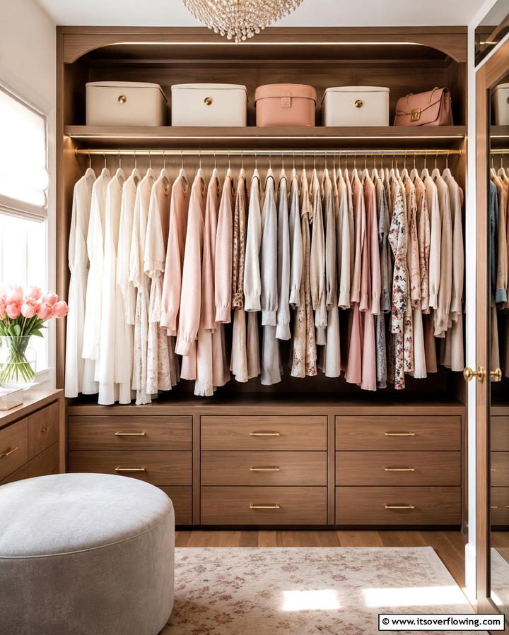 Use Slim Velvet Hangers - 25 Small Closet Storage Ideas to Maximize Space
