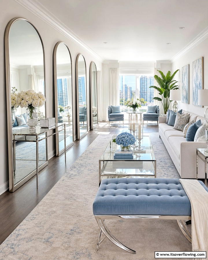 Use a Console Table as a Room Divider - 25 Long Living Room Ideas for Spacious Homes