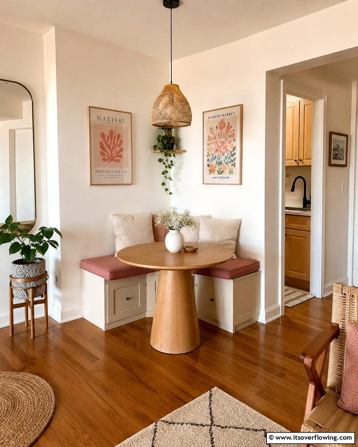 Use a Corner Nook - 25 Small Dining Room Ideas for Compact Spaces