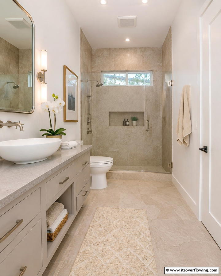 Use a Neutral Color Palette - 25 Bathroom Staging Ideas to Sell Your Home Faster