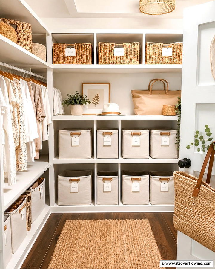 Use a Rotating Closet Organizer - 25 Small Closet Storage Ideas to Maximize Space