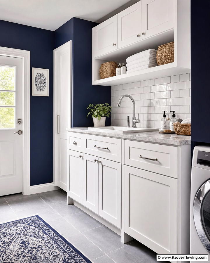 Utility Sink with Cabinet - 20 Functional Laundry Room Sink Ideas for Efficiency