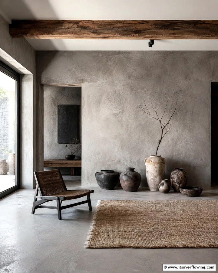 Utilize Asymmetry in Design - 30 Wabi Sabi Interior Design Ideas for Serene Minimalism