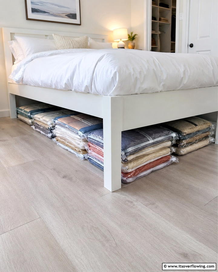 Vacuum Sealed Bags for Seasonal Storage - 20 Sweater Storage Ideas to Organize Your Wardrobe