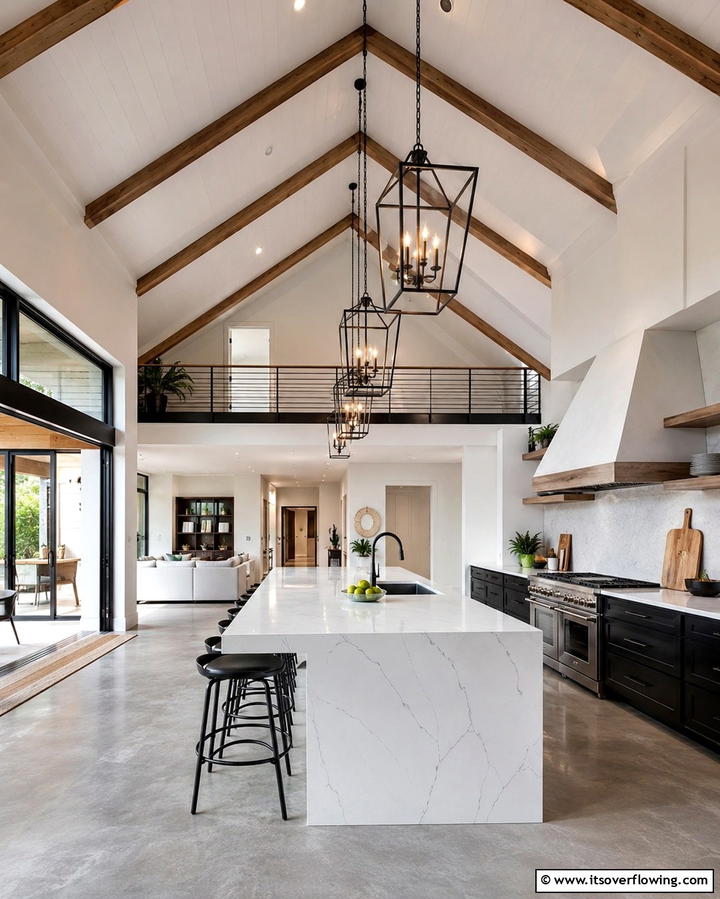 Vaulted Ceilings for SpaciousnessExact - 25 Beautiful Kitchen Ceiling Ideas to Elevate Your Space