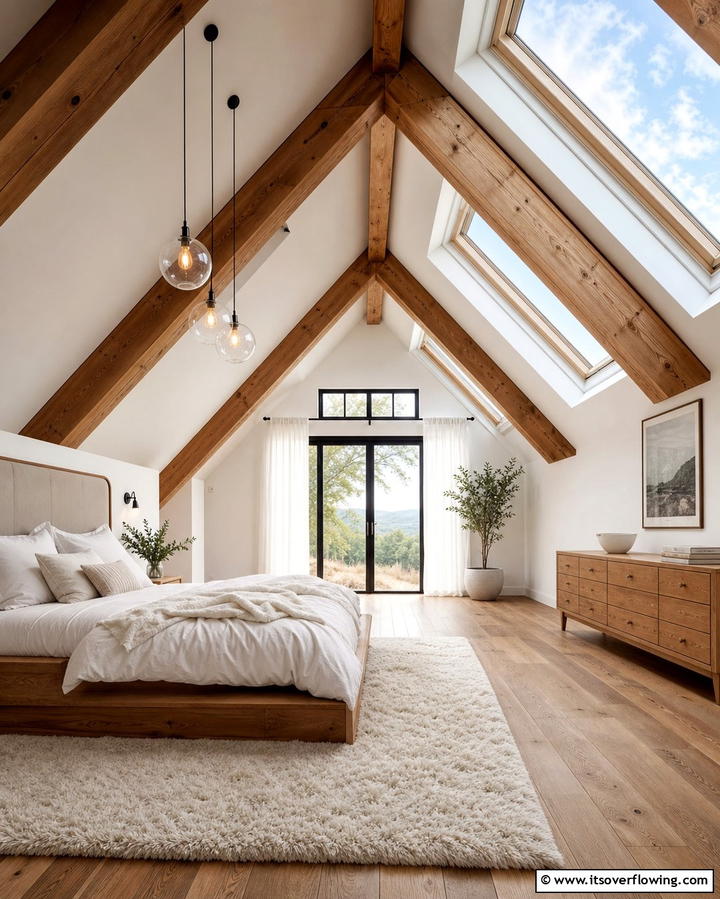 Vaulted Ceilings for an Airy Feel - 25 Stunning Bedroom Ceiling Ideas to Elevate Your Space