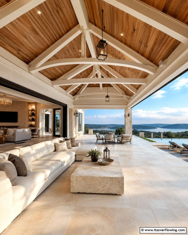 Vaulted Gable Patio Roof - 25 Gable Patio Roof Design Ideas for a Stylish Outdoor Space
