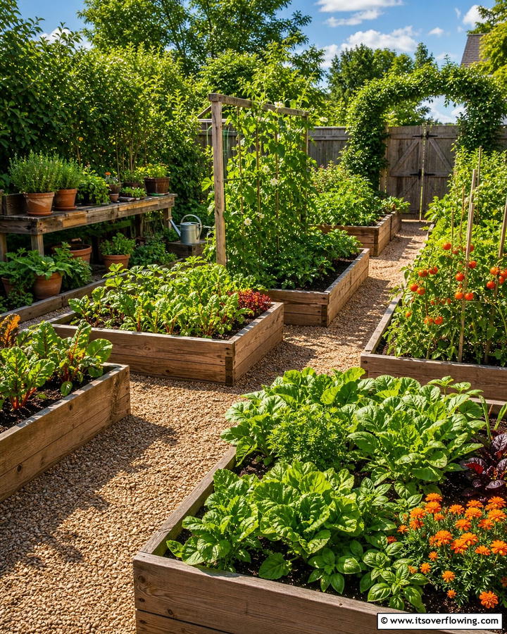Vegetable Garden Courtyard - 21 Courtyard Ideas to Design a Peaceful Outdoor Oasis
