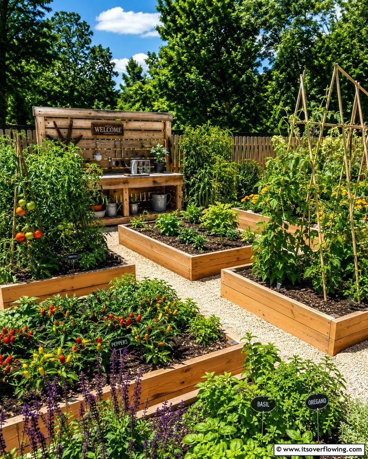 Vegetable Garden - 20 Stunning Large Backyard Ideas for Outdoor Living