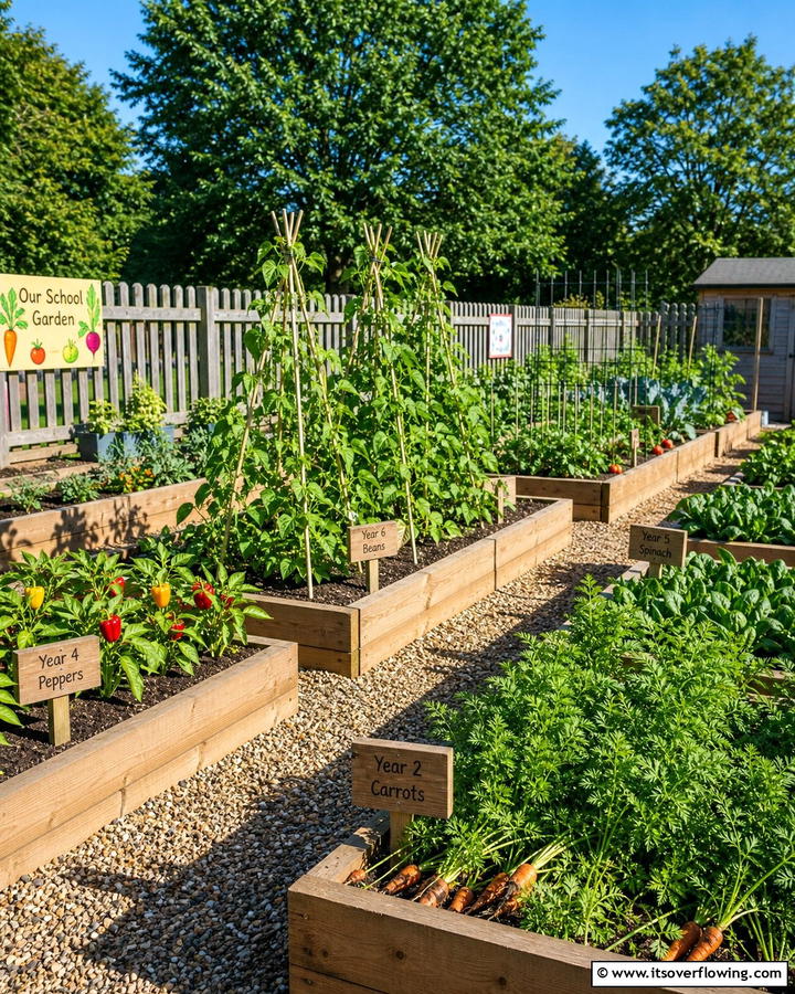 Vegetable Patch - 20 Inspiring School Garden Ideas to Engage and Educate