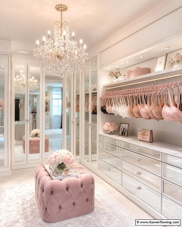 Velvet Hangers for Delicate Bras - 20 Bra Storage Ideas- Organize Your Intimates